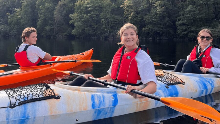 Kristiansand: River Kayaking Adventure - Arriving back at Kjøita 10, with Kristiansand already in front of you