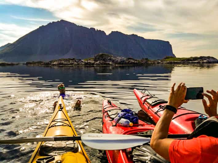 Lofoten: Full Day Combo tour, (kayaking and rappelling) - Kayak, Hike, Then Rappel Into Lofoten’s Cliffs