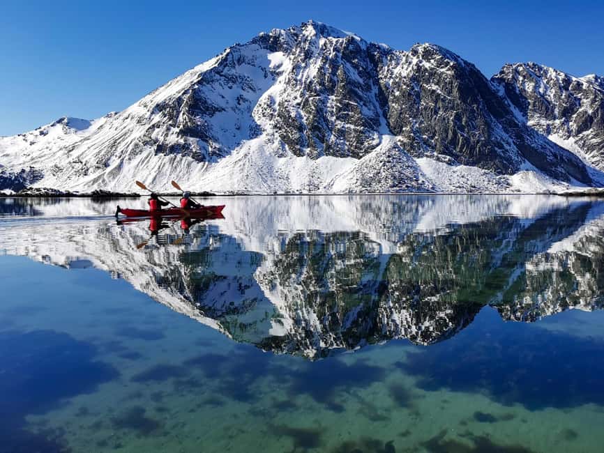 Lofoten: Half-Day Winter Kayak Adventure - Winter kayak near Eggum is about calm, not adrenaline