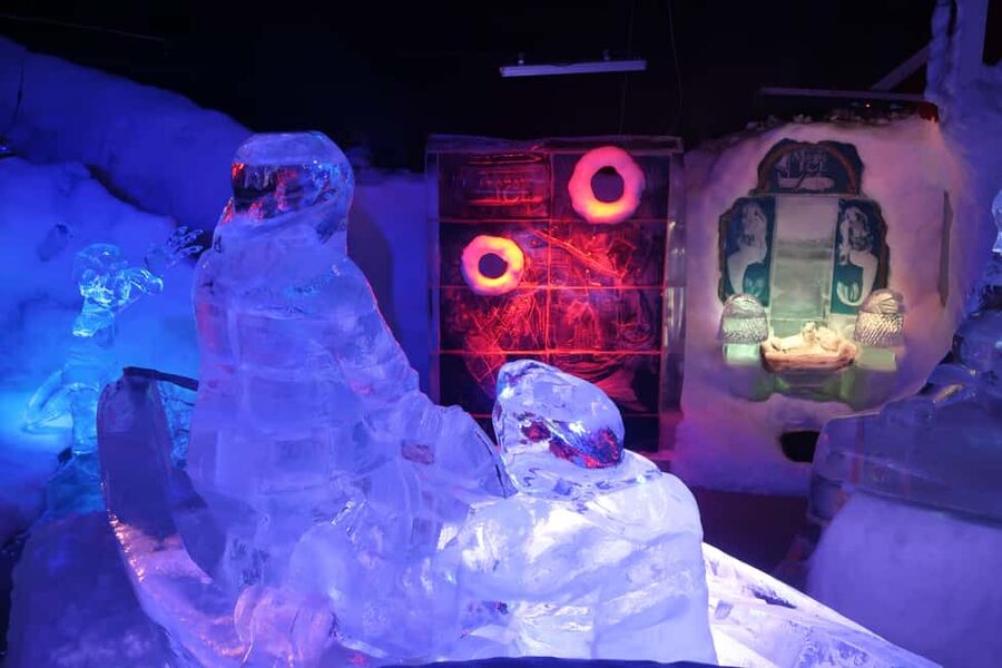 Lofoten: Magic Ice Bar Entry Ticket with Welcome Drink - Your Cold Start: Poncho, Gloves, Then the Gallery