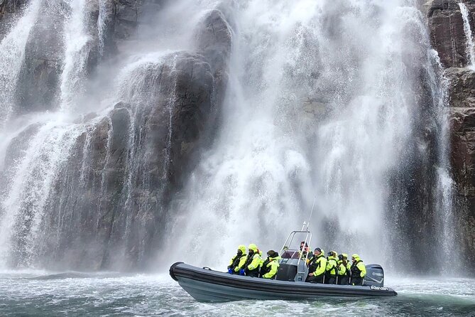 Lysefjord RIB Safari from Stavanger - Hengjanefossen and Whiskeyfalls: The Refreshing Shower Moment