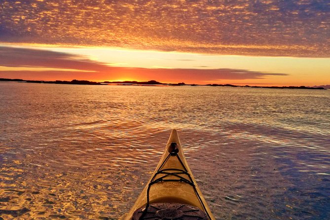 Midnight Sun Kayak - Northern Explorer - What you are really watching for: midnight light, Eggum mountain, seabirds