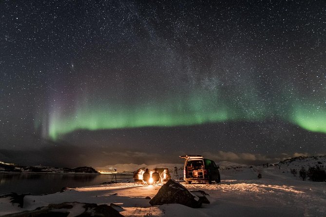 Minibus Northern Lights Chase with Photography from Tromsø - Tromsø Fjords stop: the warm-up for your camera and your eyes