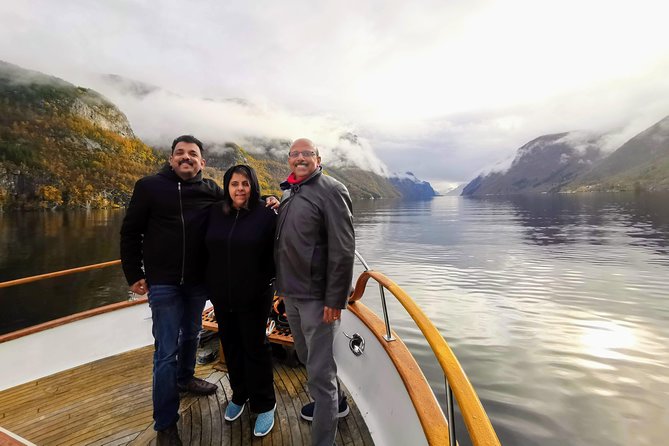 Mostraumen Private Pontoon Cruise - The Vikanes church stop, seen from right by the water