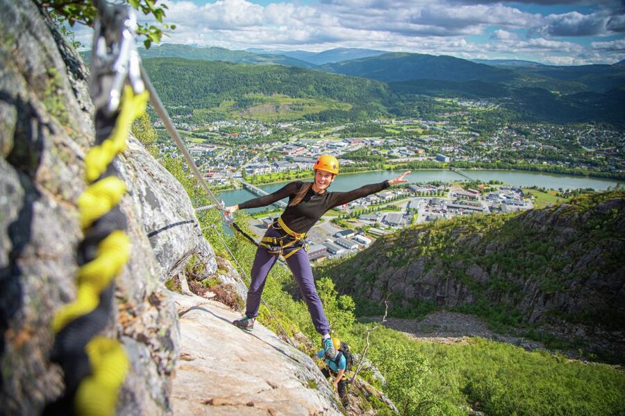 Mountain-climbing adventure in Mosjøen Via Ferrata - Key moments you will actually feel