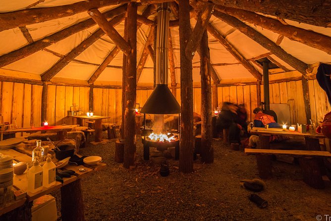 Night Reindeer Sledding with Camp Dinner and Chance of Northern Lights - The 15 to 20 minute sleigh ride, what to expect from the motion