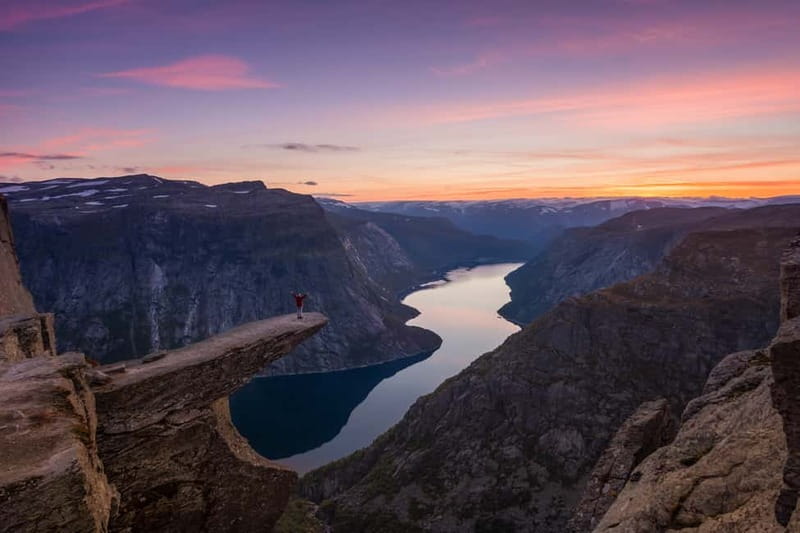 Odda: Overnight Hike to Trolltunga - The Push Along Folgefonna Glacier Views to Trolltunga