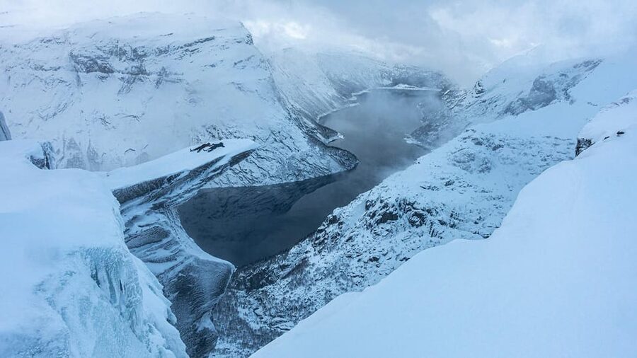 Odda: Trolltunga Winter Hike on Snowshoes - The return that actually feels easier, plus the snowracer finale from P3 to P2