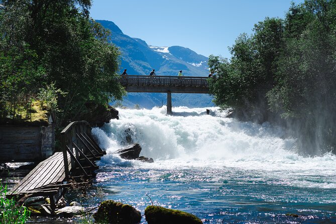 Olden: Fjord e-bike tour - Olden Old Church (1759): passing by a landmark with meaning