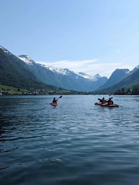 Olden: Fjord Kayaking + Drysuit & Safety Boat - Key things that make this Olden kayaking trip work well