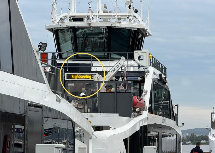 Oslo: 100% Electric Oslofjord Sightseeing Cruise - Audio guide, onboard commentary, and how to hear it