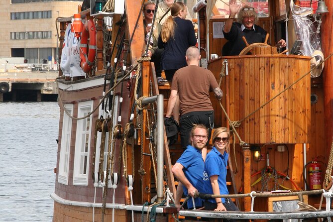 Oslo Fjord a Mini Cruise by Wooden Sailing Ship - Passing the Munch Museum area, and how to turn it into a mini art plan