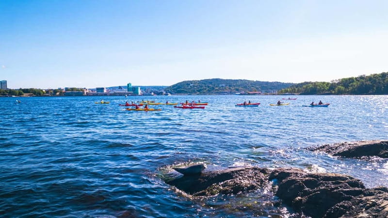 Oslo Sea Kayak Tour “Fjord City” - Akershus Fortress by sea kayak, seeing a stronghold from the waterline