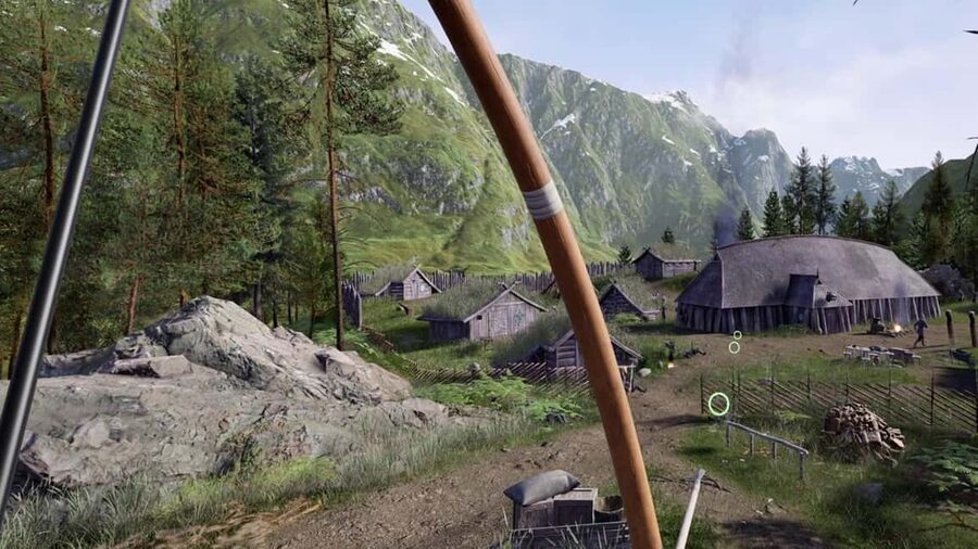Oslo: VR-Game session at The Viking Planet - Fighting with a bow and arrow: controls and comfort