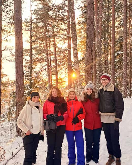 Oslo: Winter Wonderland Forest Hike and Campfire with a Dog - First contact in Kolbotn: quick train access, easy start
