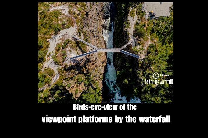 Private day tour to the Vorings Waterfall— Norway's most visited - Møbådalen: the steep zigzag road and quick bridge viewpoints