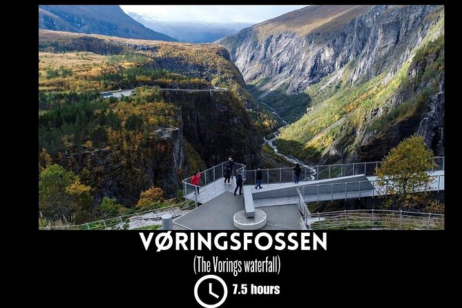Private day tour to the Vorings Waterfall— Norway's most visited - Voringfossen: nearly 180 meters of waterfall time
