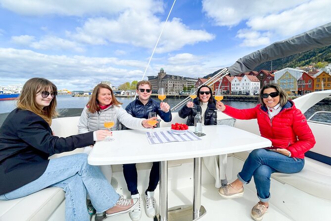 Private evening or afternoon cruise in Bergen - The yacht setup: levels, flybridge views, and easy comfort
