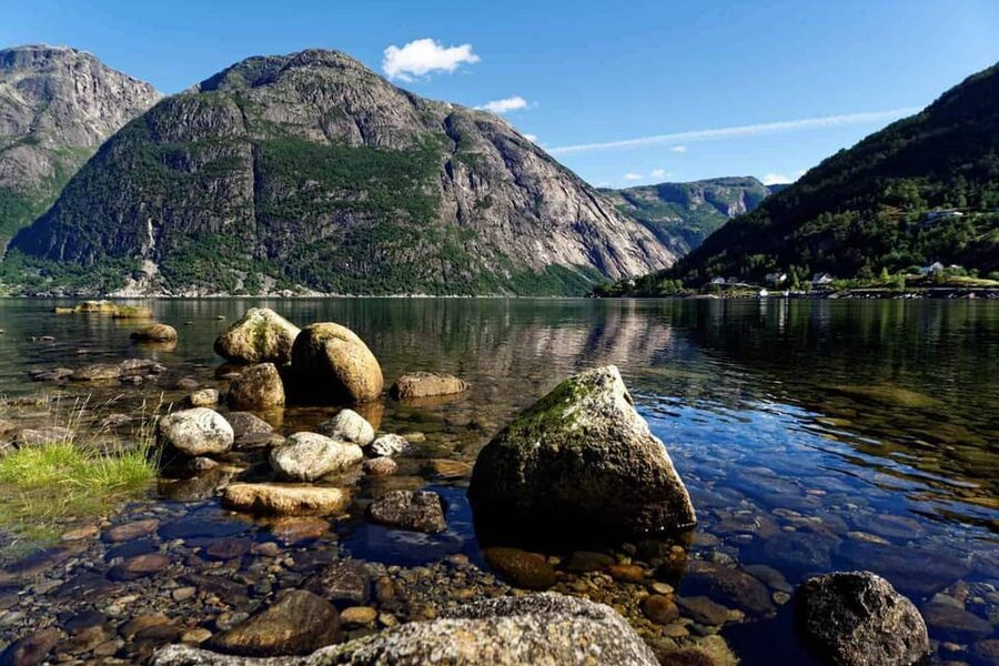 Private Tour-Hardangerfjord, Voss Gondol &4 Great Waterfalls - Fossli Hotel Viewpoint and Måbødal Valley: The Moment the Scale Lands