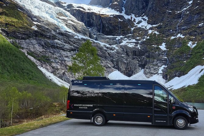 Private transfer From Bergen Airport - Hotels/Port 1-14 pax. - Finding your driver fast: name sign, flight tracking, and calm communication