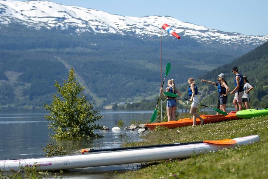 Rental - Sea Kayak - Self-Guided Touring on the Lake and Around Vangsvatnet River
