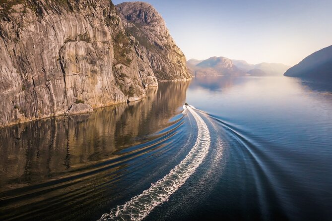 Rib adventure in the Lysefjord with boat house visit - How the Lysefjord route works: Pulpit Rock, Vagabond’s Cave, and Whisky Falls