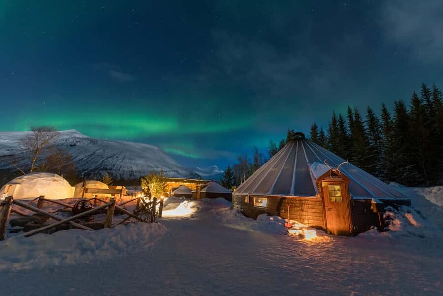 Sami Culture, Northern Lights & Reindeer Visit at Camp Tamok - Tromsø pickup and the calm 90-minute ride to Tamokdalen