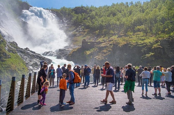 Self Guided Tour Bergen to Bergen - Stop 3: Nærøyfjord cruise from Gudvangen to Flåm on electric boats