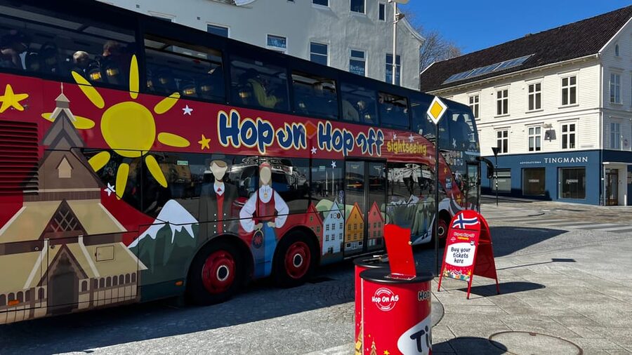 Stavanger: 24-Hour Hop-On Hop-Off Bus Pass GrayLine - Double-Decker Comfort, Wi-Fi, and Headsets You Can Rely On