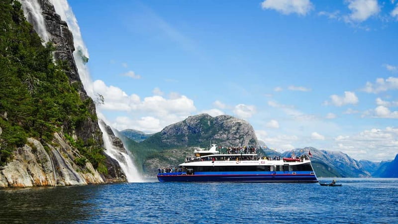 Stavanger: Lysefjorden Cruise and Preikestolen Hike - The Lysefjord cruise: silent sailing, audio info, and photo-friendly deck time