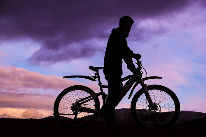 Trail challenge with electric mountainbike - Weather matters more than most tours