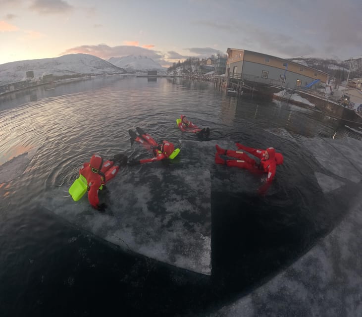 Tromsø: Arctic Fjord Floating in Survival Suit - The survival suit: your real safety gear, not just a costume