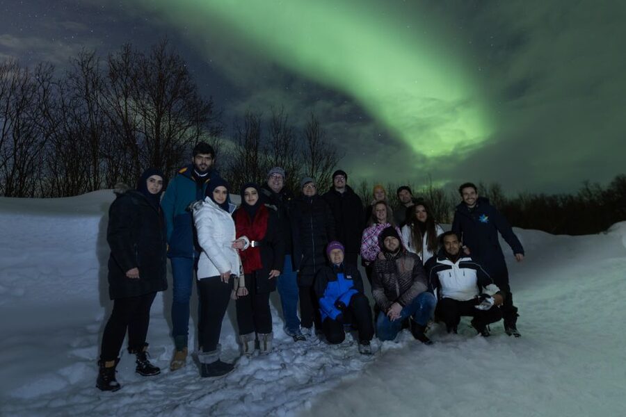 Tromsø: Aurora Borealis, Campfire, Hot Meal, Arctic Tour - The drive in a Mercedes Sprinter, plus snack stops