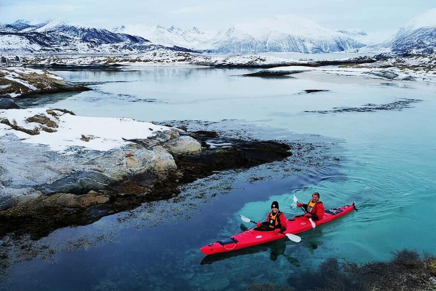 Tromsø: Easy-going Guided Winter Sea Kayaking Tour - Suited up fast: heated gamme, drysuit briefing, and calm nerves
