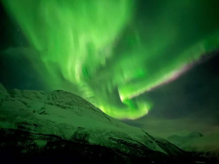 Tromsø: Full Night Magic of the Northern Lights - Magic Ice Bar meeting point, and how the night usually starts