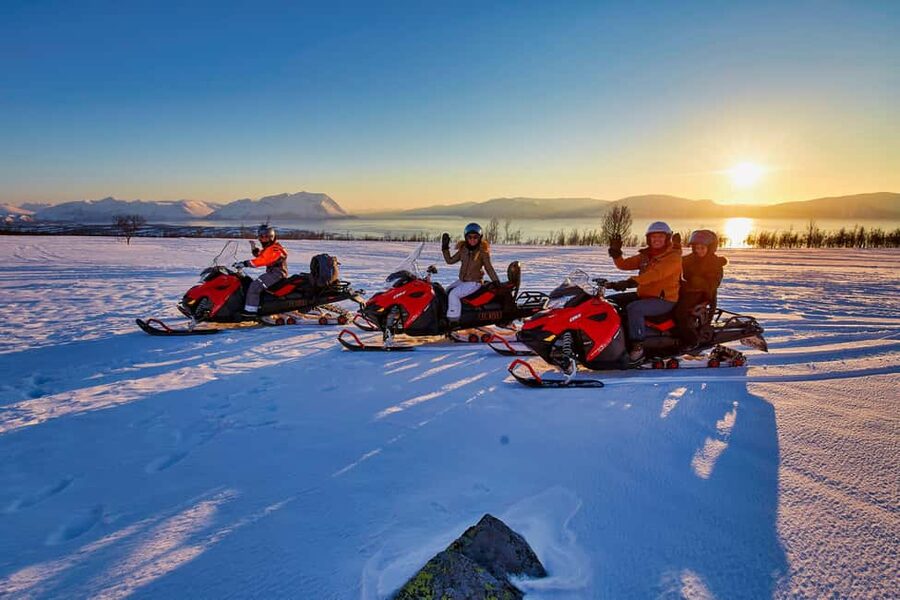 Tromsø: Lyngen Alps Guided Snowmobile Tour - The best part after the ride: warm food at Aurora Wonderland Basecamp