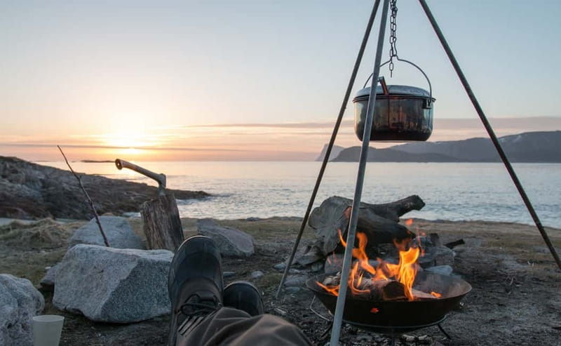 Tromsø: Midnight Sun with Campfire in the wilderness - Midnight Sun Camping From Tromsø, What You’re Really Buying