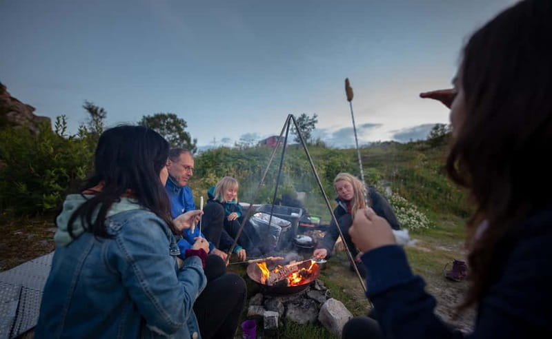 Tromsø: Midnight Sun with Campfire in the wilderness - The Drive Out of Town: Fjords, Light, and One Planned Stop