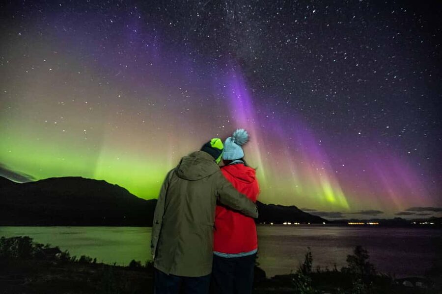Tromsø: Northern Lights Chase in a Mercedes Benz with Photos - How the Night’s Route Improves Your Odds (Clouds, Distance, Timing)