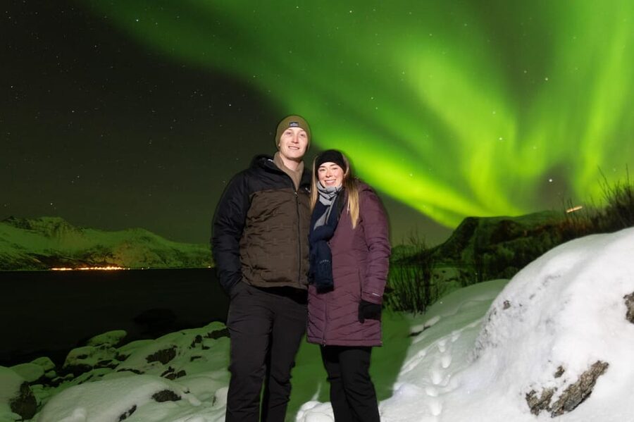 Tromsø: Northern Lights Chase, Local Guide, Foods & Pictures - Staying warm is the product here: suits, hand warmers, headlamps, and tripods