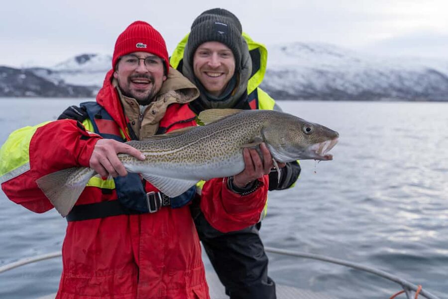 Tromsø: Private Fishing Tour - From Skattøra Marina to the fjord: suits, safety, and the ride out