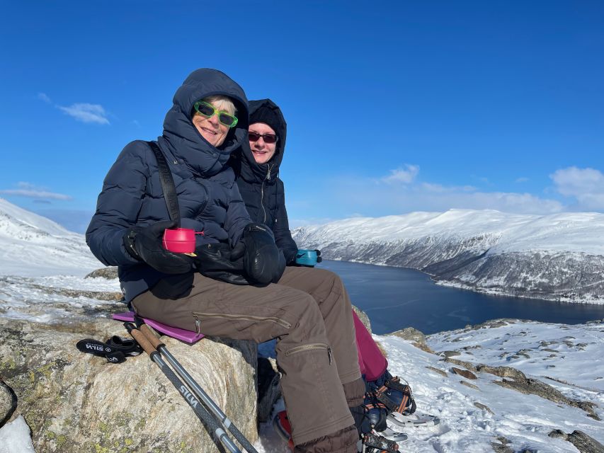 Tromso: Scenic & Eco-Friendly Snowshoeing Tour - Kaldfjord start: snowshoe setup that keeps your balance