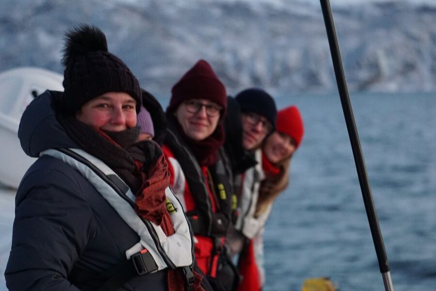 Tromso: Sightseeing Cruise by Catamaran with Snacks & Drinks - Getting on board right by Scandic Ishavshotell