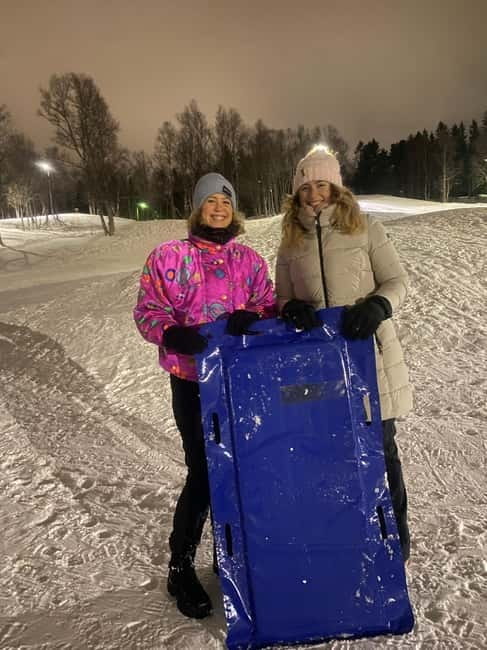 Tromsø: Sledding, Toboggan, Mini Skiing, Lasso & Arctic Fun - Getting started at Charlottenlund, where winter play feels local