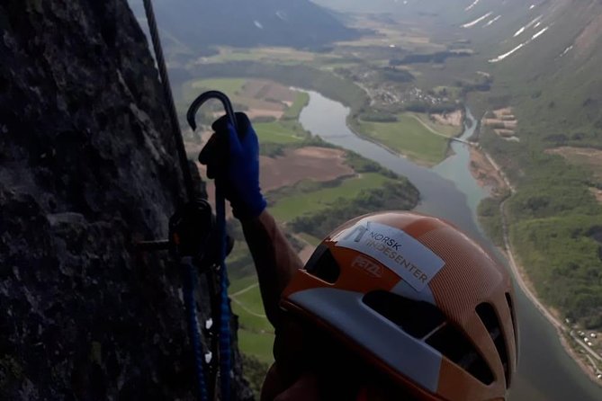 Via Ferrata Åndalsnes West Wall - Romsdalen West Wall: Bars, Overhangs, and Staying Confident