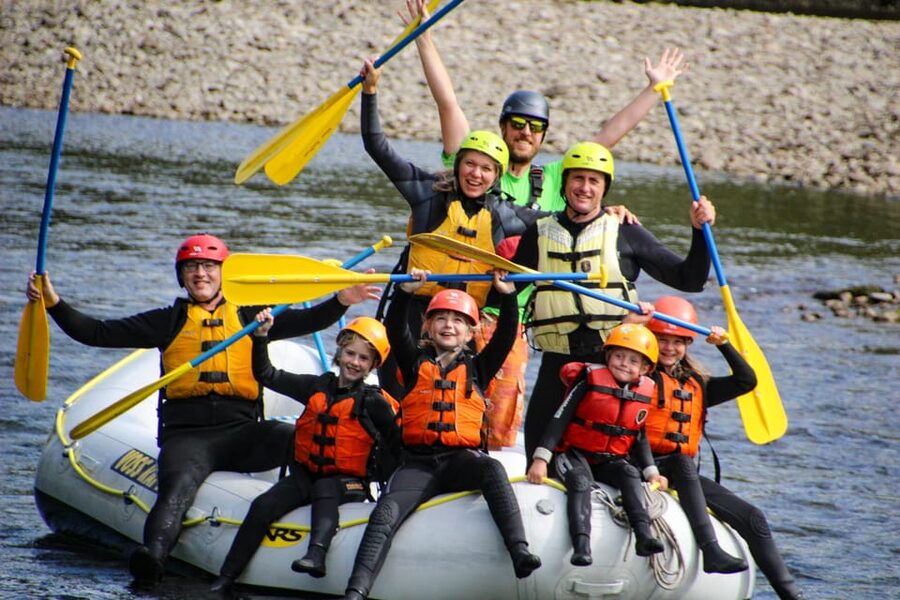 Voss: Family Rafting on the Vosso River - Where you meet at Voss Active, and how it helps with family logistics