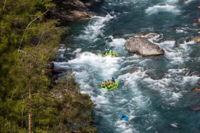 Thrilling Whitewater Rafting Guided Trip