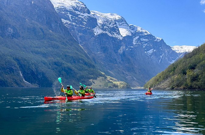 Vossevangen: Nærøyfjord Full-Day Guided Kayaking Trip - Guides on the water, from Mohan to Andreas to Nicholaus